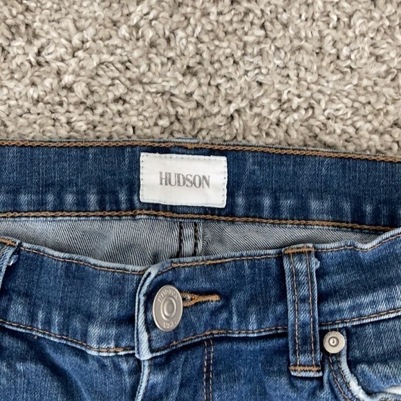 Hudson Slightly Distressed Jeans - Picture 2 of 4